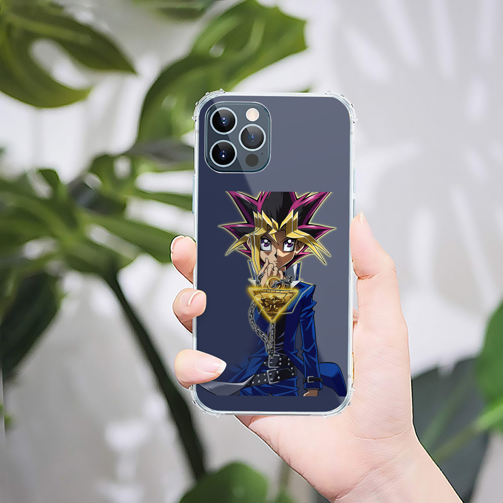 （画像用） 遊☆戯☆王 Yu-Gi-Oh! 【iPhone 12シリーズ対応】透明スマホケース（クリアソフトケース）